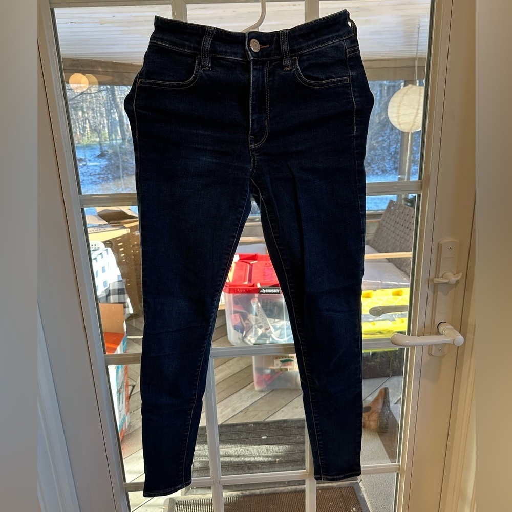 American Eagle Outfitters Dark Indigo Skinny Jeans